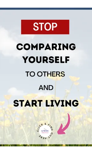stop comparing yourself to others. stop comparing yourself with others and start living your life