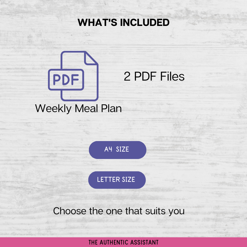 what is included. 2 PDF Files. A4 and US Letter size.