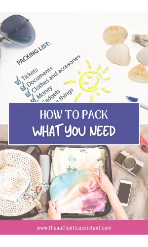 What to pack for your holidays. Learn some tips here