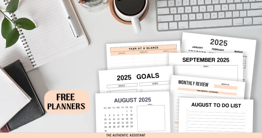 August Printable free to download